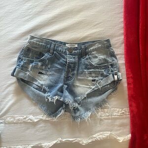 one teaspoon bandit jean shorts